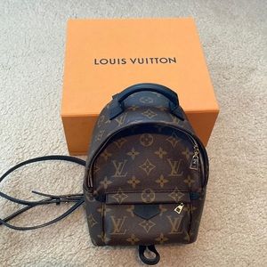 Louis Vuitton Palm Springs Monogram Mini Brown backpack